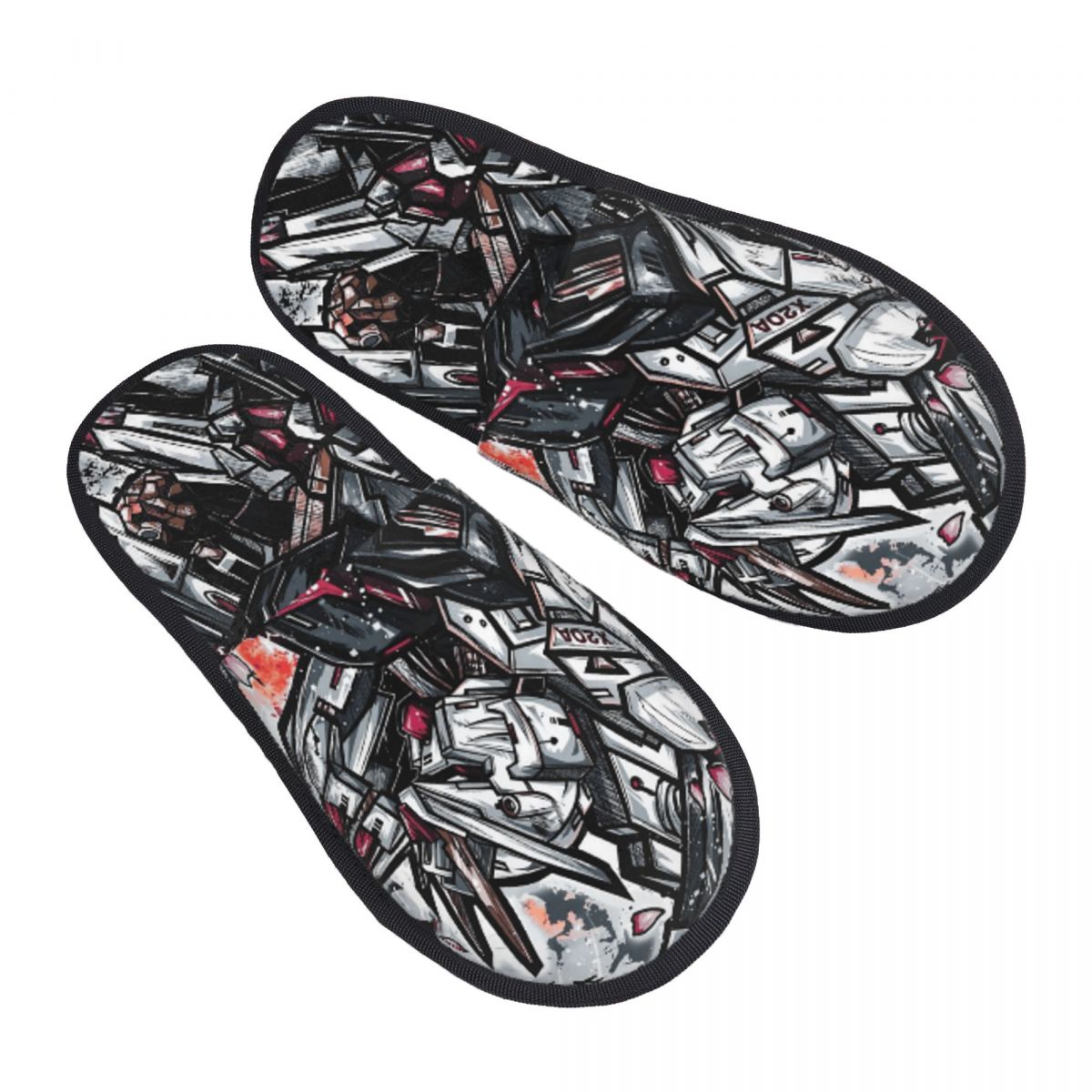 Men'S Shoes With Memory Foam - Mobile Suit Gundams Bedroom Slippers with