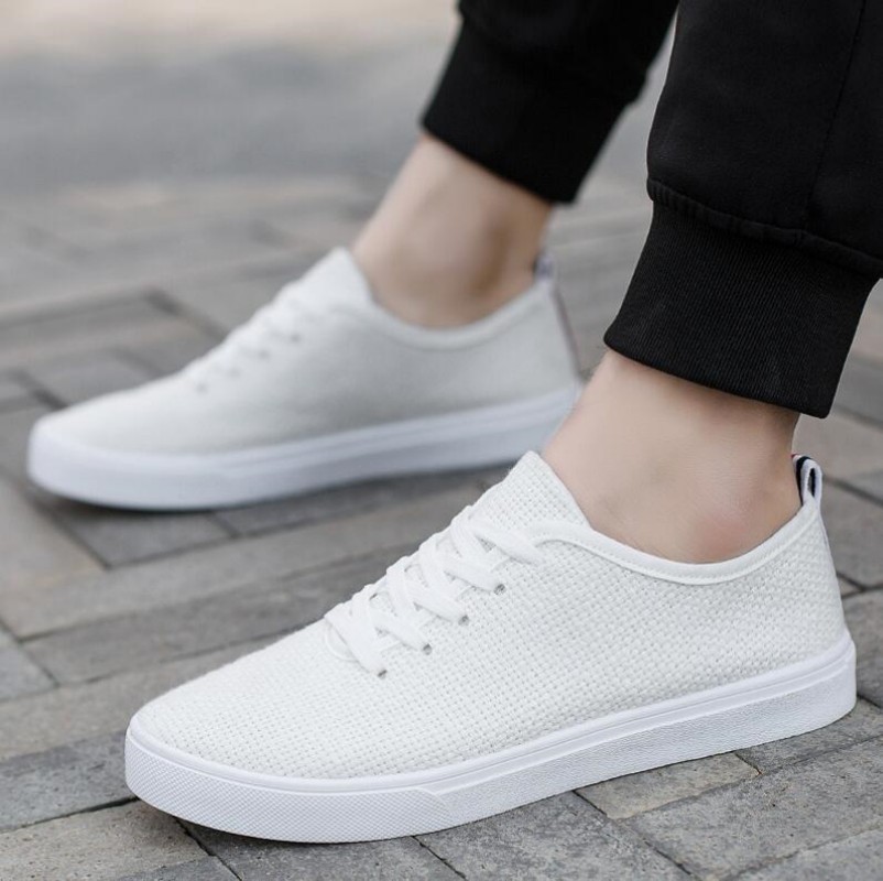 Men Shoes Runners - CanvasBreathable Mesh Men Shoes Trendy Lightweight