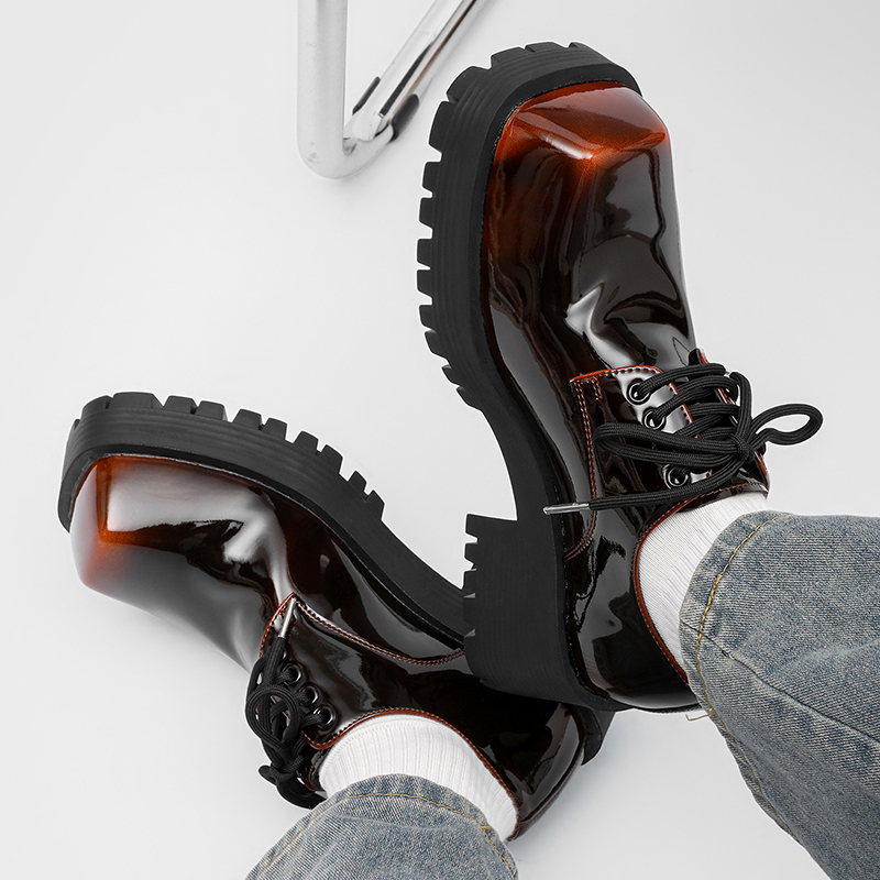 Men's thick soled leather shoe - đánh giá và giá Men Shoes For Office Work