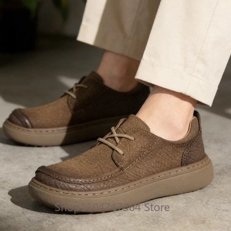 British Style Flat Sole Casual - đánh giá và giá Men Shoes For Office Work