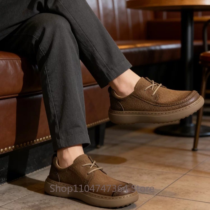 British Style Flat Sole Casual - đánh giá và giá Men Shoes For Office Work