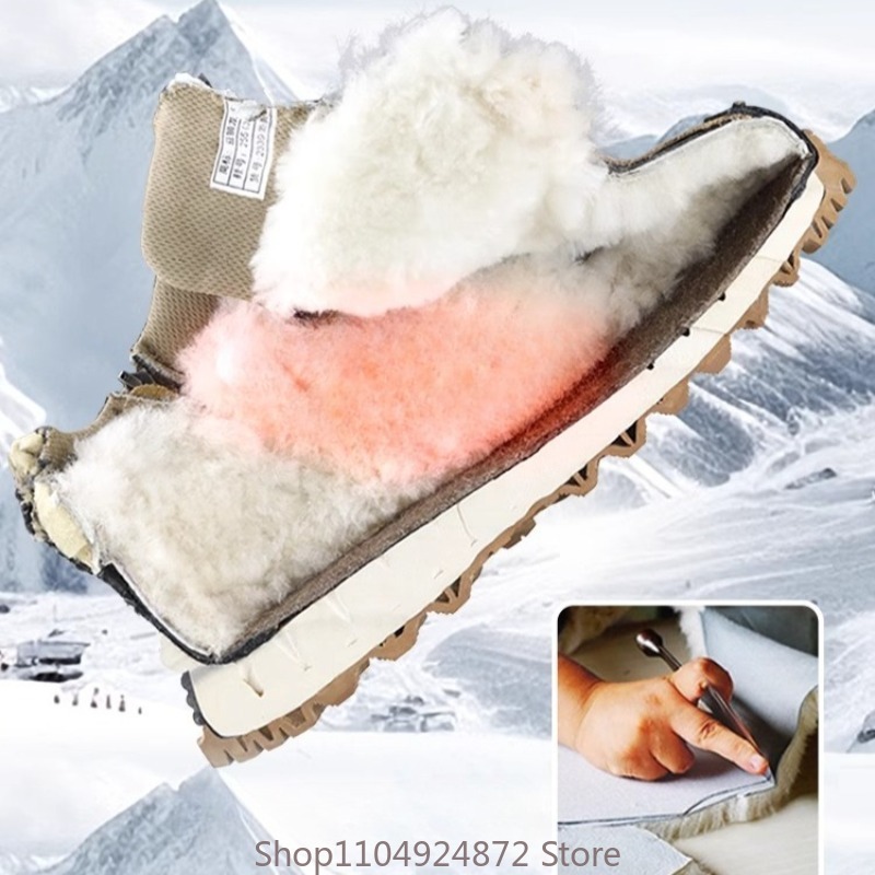 Winter Warm Wool Cotton Shoes  - đánh giá và giá Men'S Shoes Daily Use
