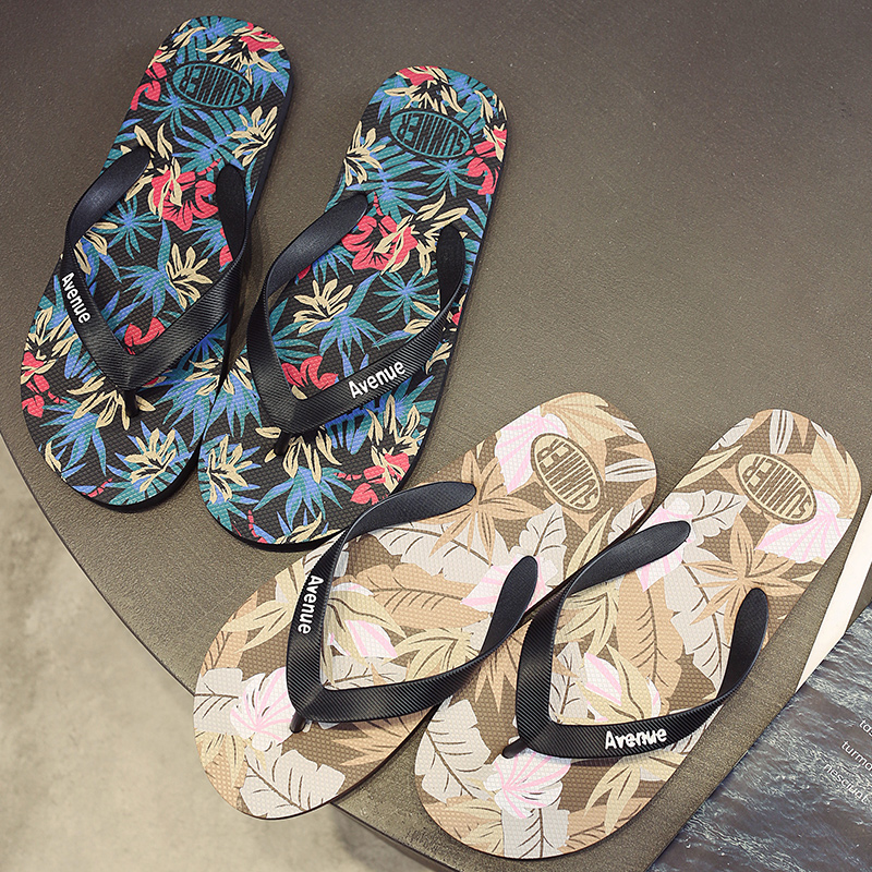 Hawaii Print Slippers Men Flip - đánh giá và giá Men'S Shoes Daily Use