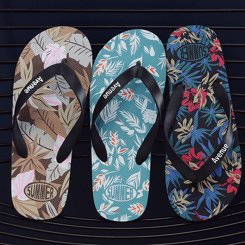 Hawaii Print Slippers Men Flip - đánh giá và giá Men'S Shoes Daily Use