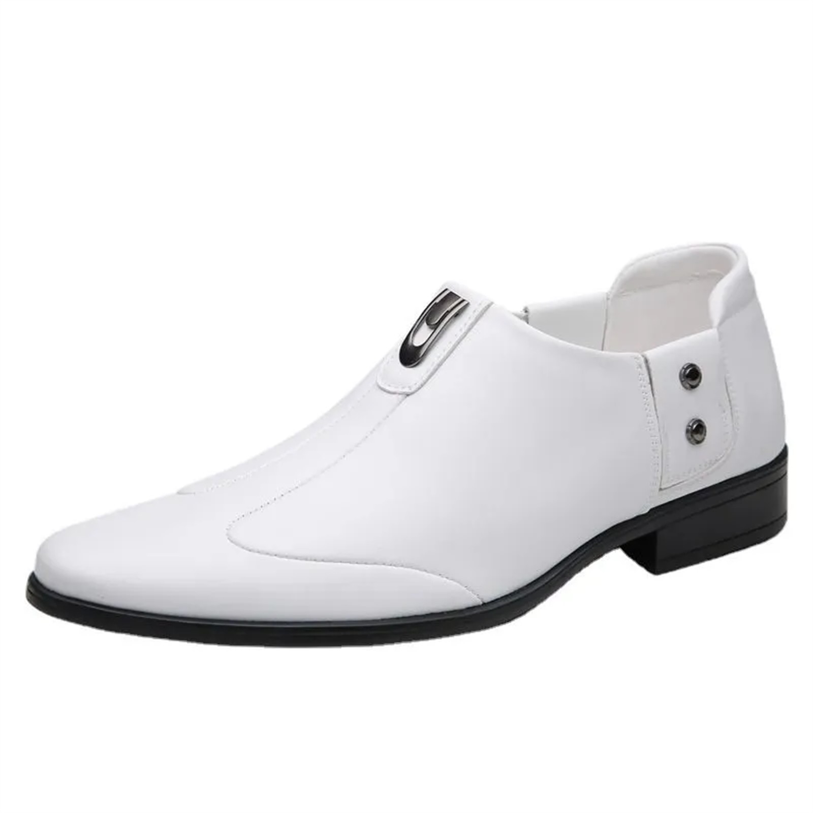 White Men'S Soft Leather Casua - đánh giá và giá Men Shoes For Office Work