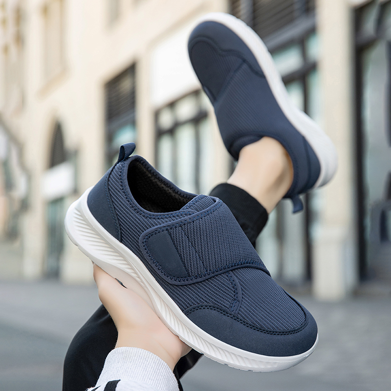Men's Wide-Fit Mesh Breathable - đánh giá và giá Men Shoes Velcro