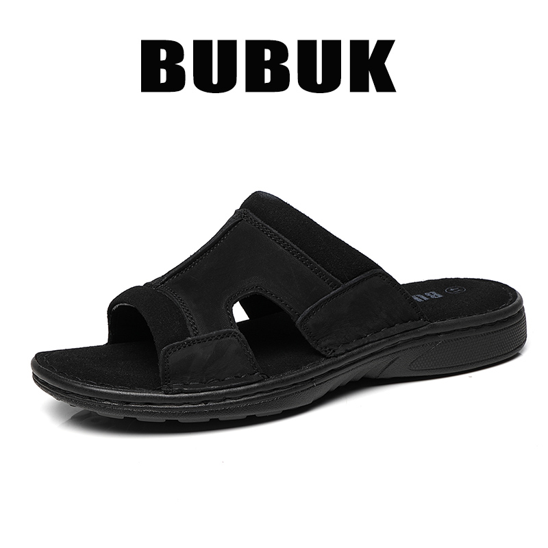 Bubuk Men's Outdoor Slip-On Le - đánh giá và giá Men Shoes Velcro