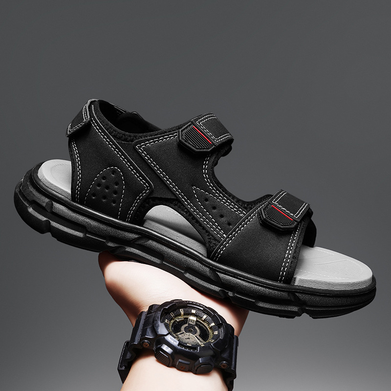 Men's summer outdoor sandals,  - đánh giá và giá Men Shoes Velcro