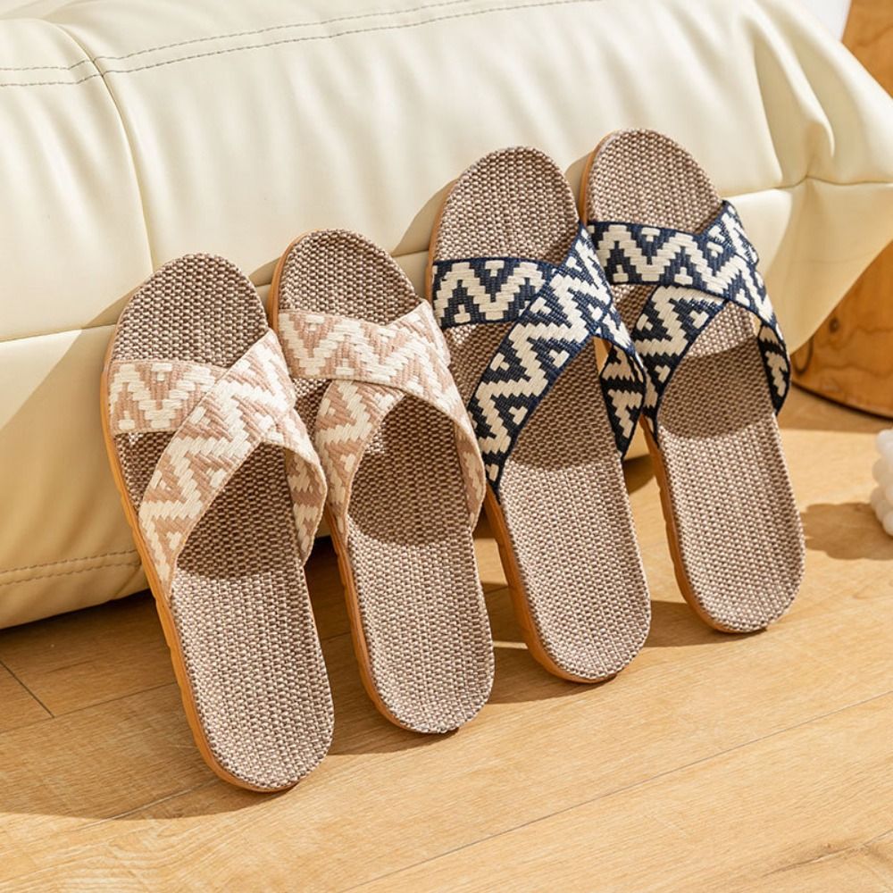 Fashion Ethnic Style Linen Cro - đánh giá và giá Men'S Shoes To Women'S