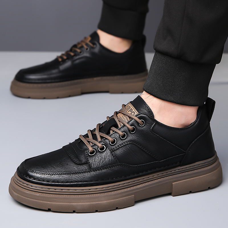 Men's thick soled board shoes  - đánh giá và giá Men Shoes For Office Work