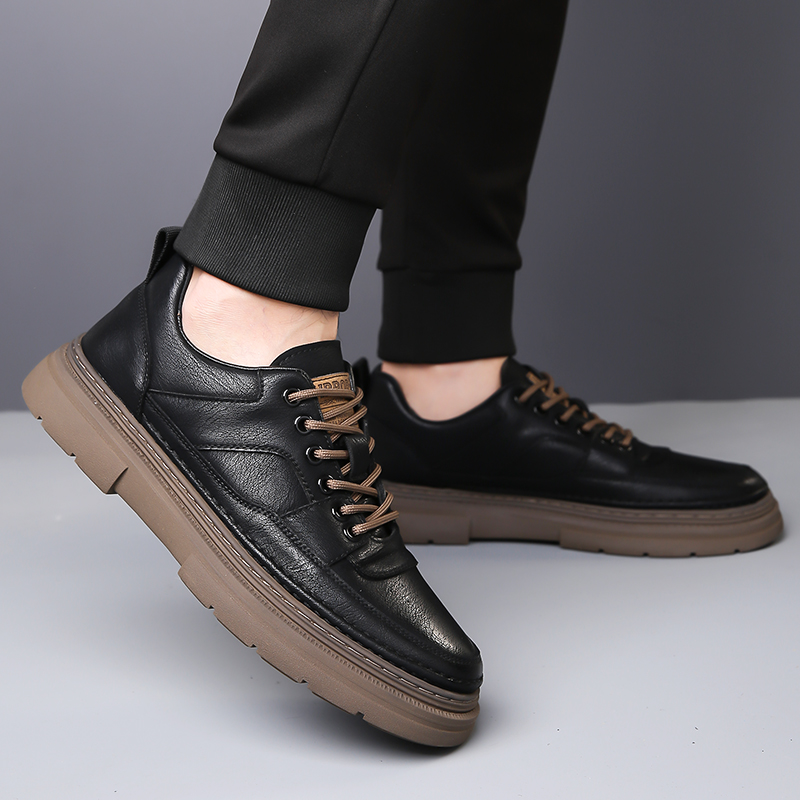Men's thick soled board shoes  - đánh giá và giá Men Shoes For Office Work
