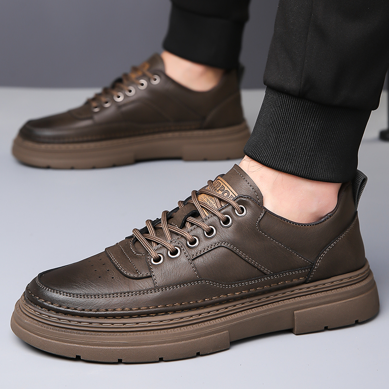 Men's thick soled board shoes  - đánh giá và giá Men Shoes For Office Work